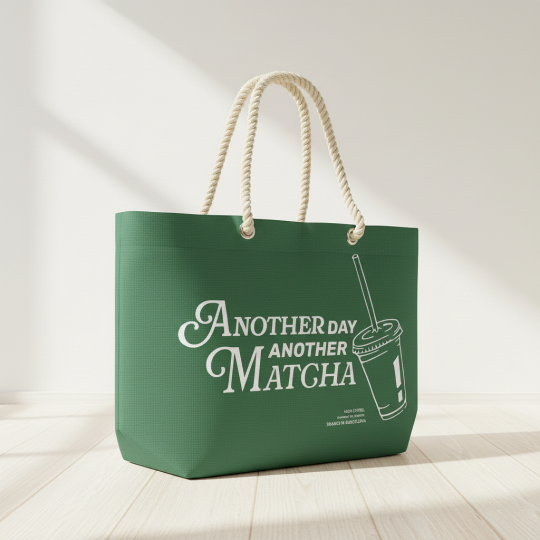 Tote Bag "Another day Another Matcha"