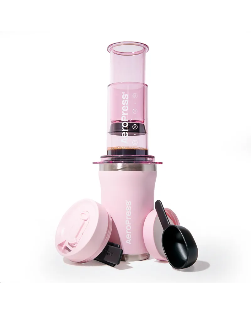 AeroPress Go Plus Travel Pink