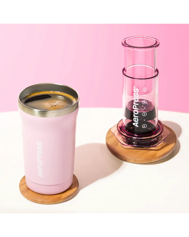 AeroPress Go Plus Travel Pink