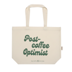 Tote Bag "Post Coffee Optimist"